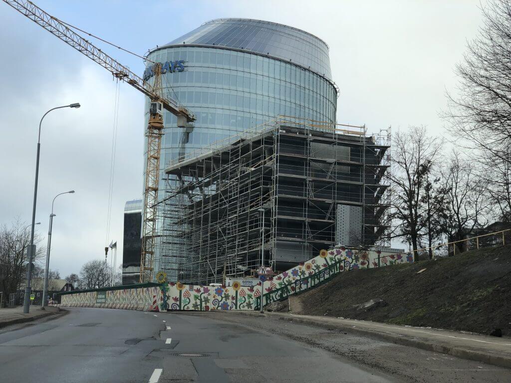 Green Hall 3 (Upės g. 9) - Office center - construction photos