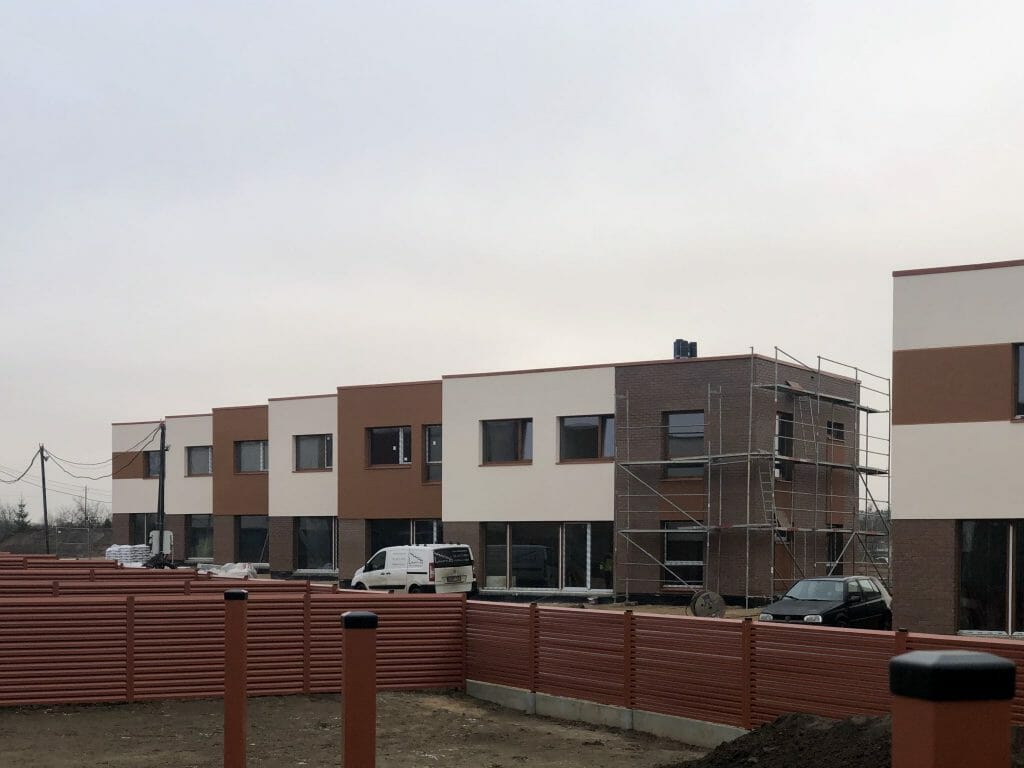 Pilaitės terasos 3-4 etapai (Simono Grunau g. 30, 32, 34, 36, 38, 40) - Rindu mājas - būvdarbu attēli