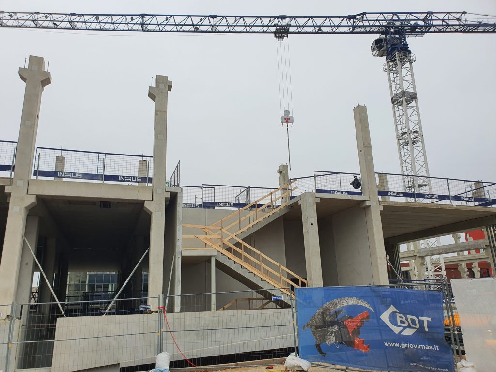 PC PIKAS (Ukmergės g. 221) - Shopping center - construction photos