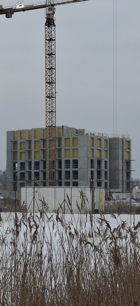 Arena Garden Towers - 1. kārta, "A2" ēka (Arēnas iela 3) - Daugiabutis - statybų nuotraukos