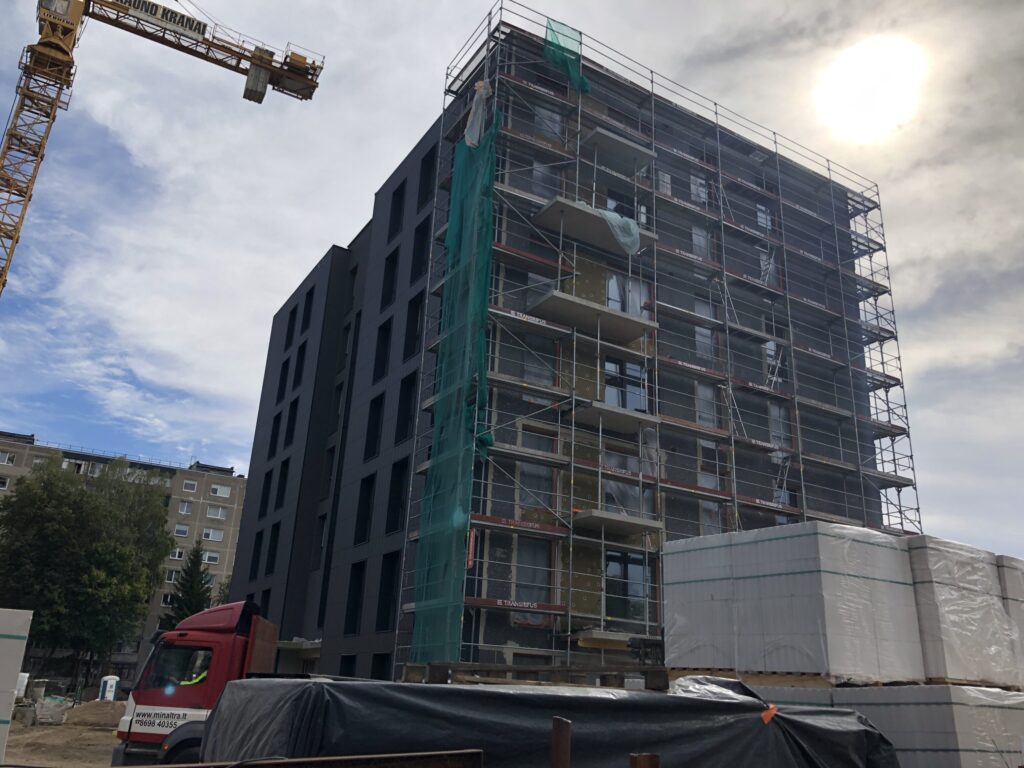 Life Story 2 etapas (Taikos pr. 57) - Multi apartment - construction photos