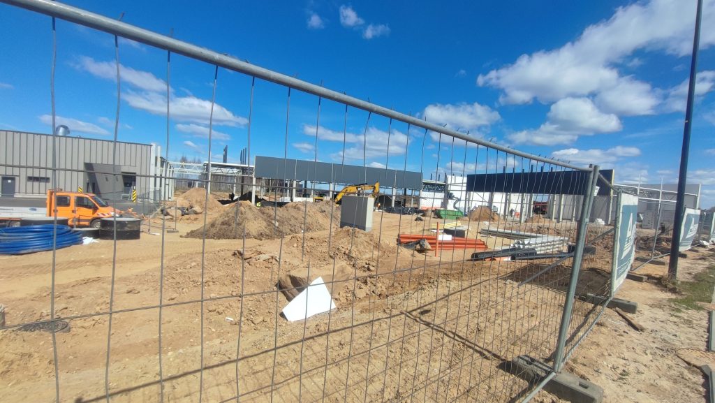 Dangeručio g. 2, 4 (Dangeručio g. 2, 4) - Shopping center - construction photos