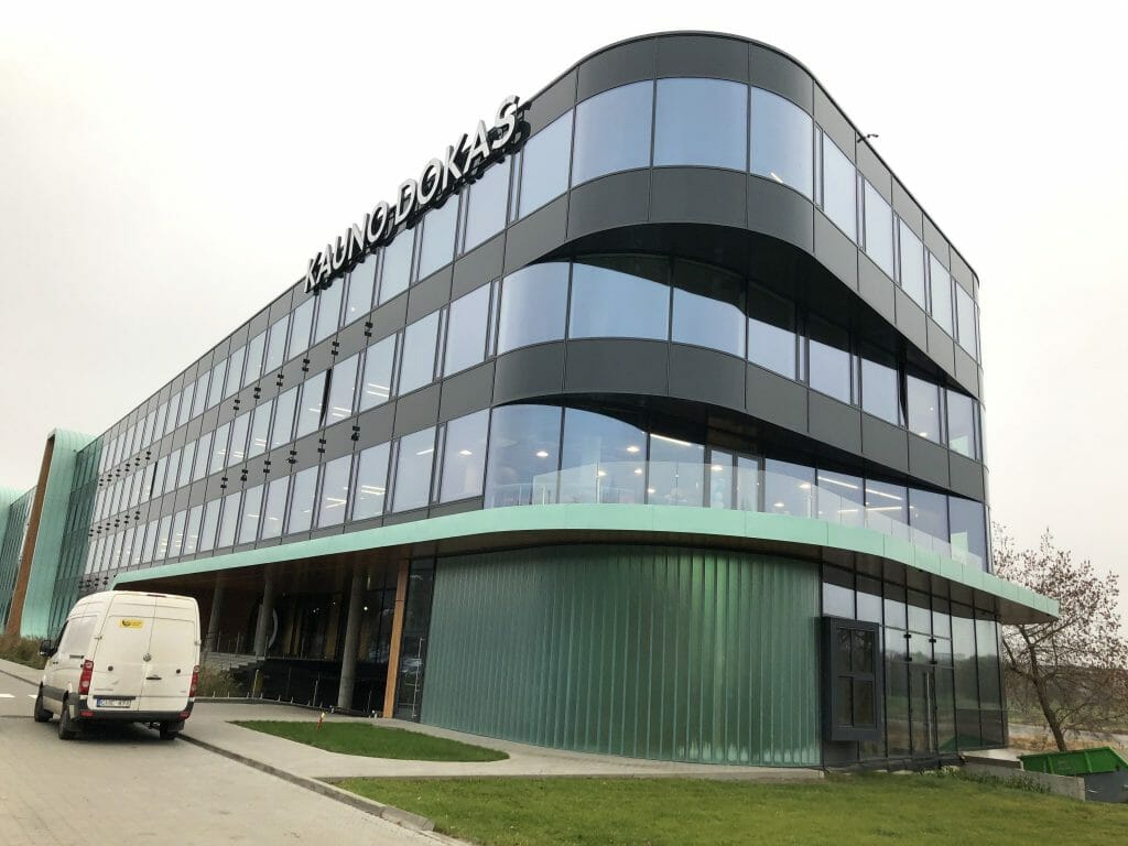 Kauno dokas 2 etapas (Jonavos g. 7) - Office center - construction photos