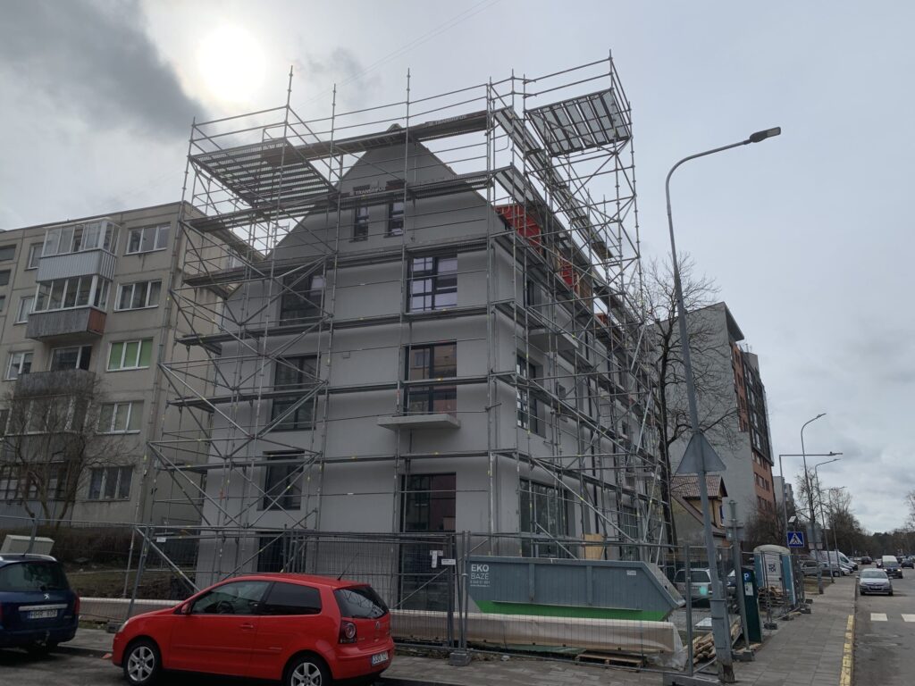 Vingio apartamentai (S. Konarskio g. 6A) - Daugiabutis - statybų nuotraukos