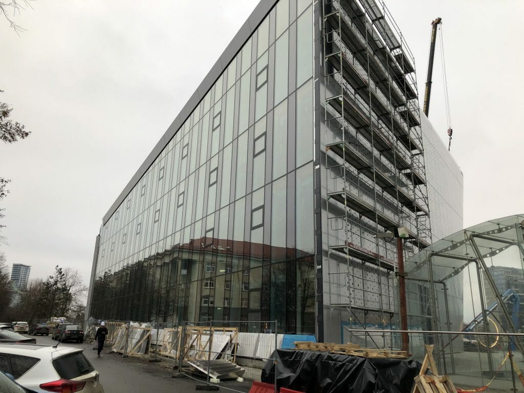 Green Hall 3 (Upės g. 9) - Office center - construction photos