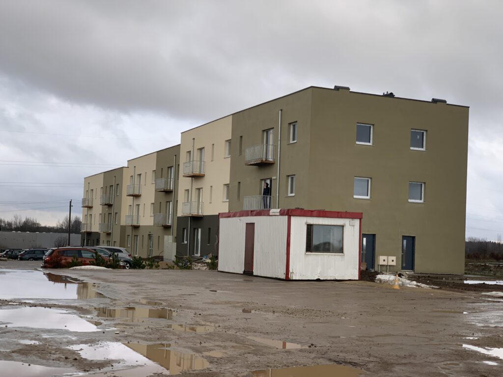 Auksinė kalva 4 etapas (K. Čerbulėno g. 100) - Multi apartment - construction photos