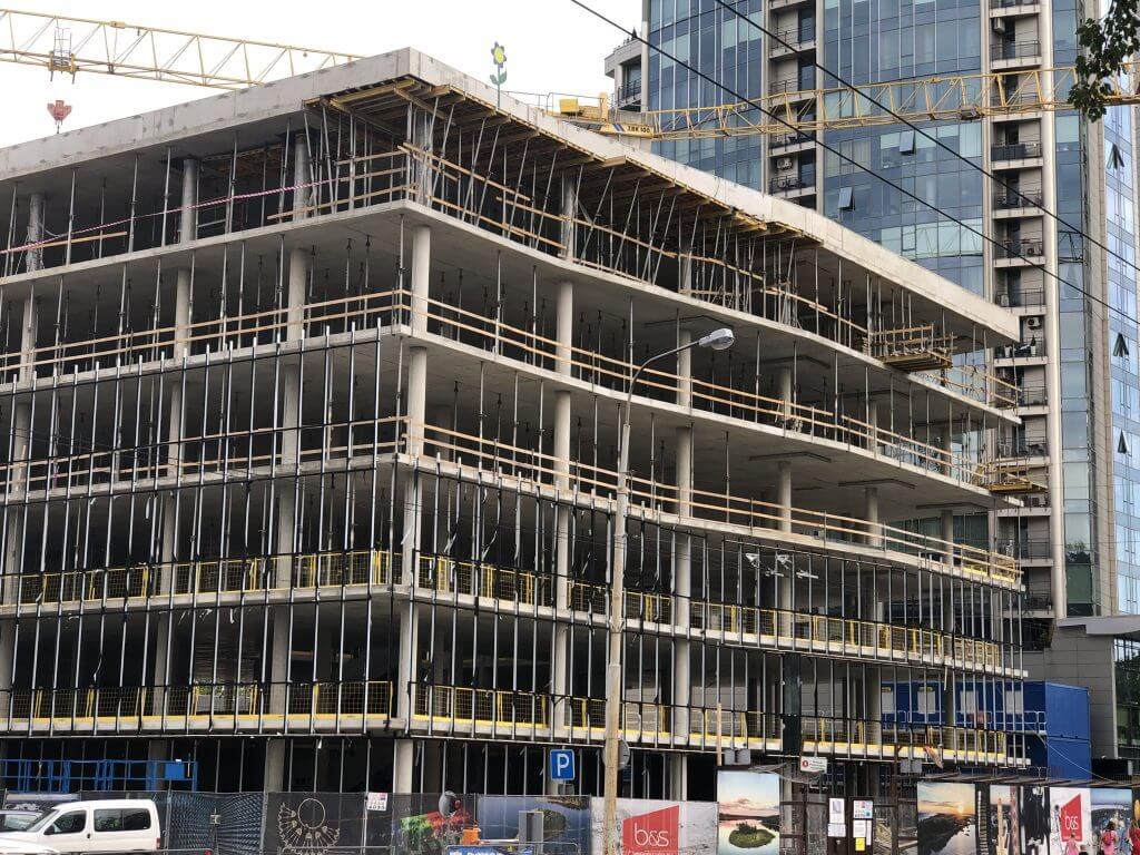 Wave (Savanorių pr. 5) - Office center - construction photos