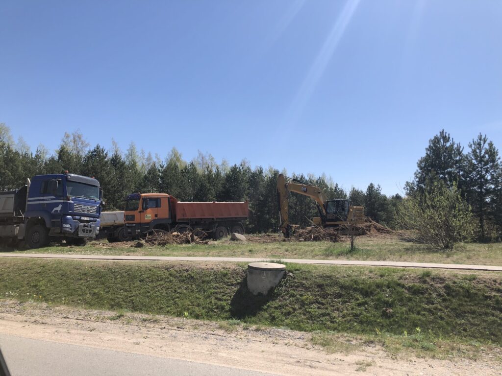 Smalinės g. tęsinys (Smalinės g.) - Bike path, Street - construction photos