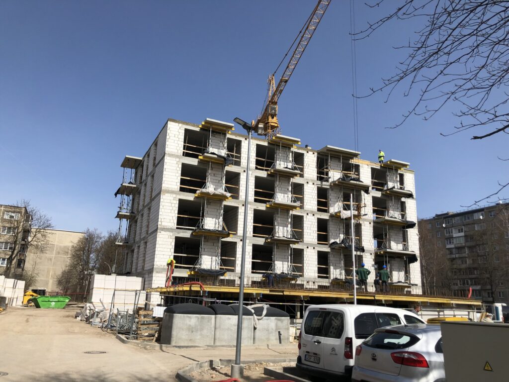 Life Story 2 etapas (Taikos pr. 57) - Multi apartment - construction photos