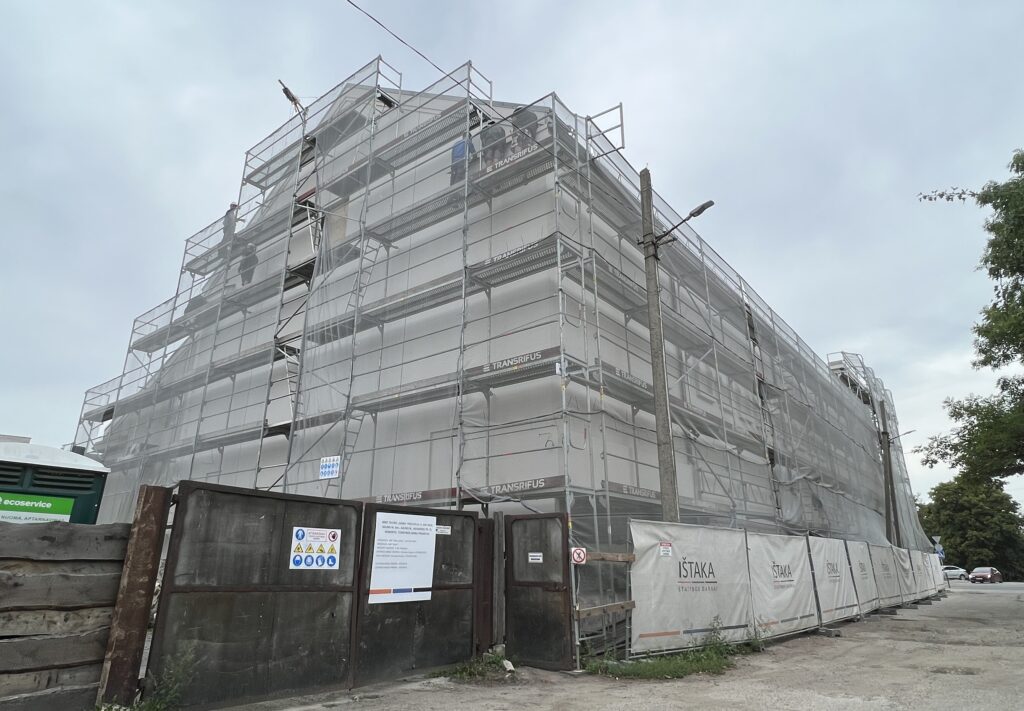 Kino teatras Daina (Savanorių pr. 74) - Cinema - construction photos