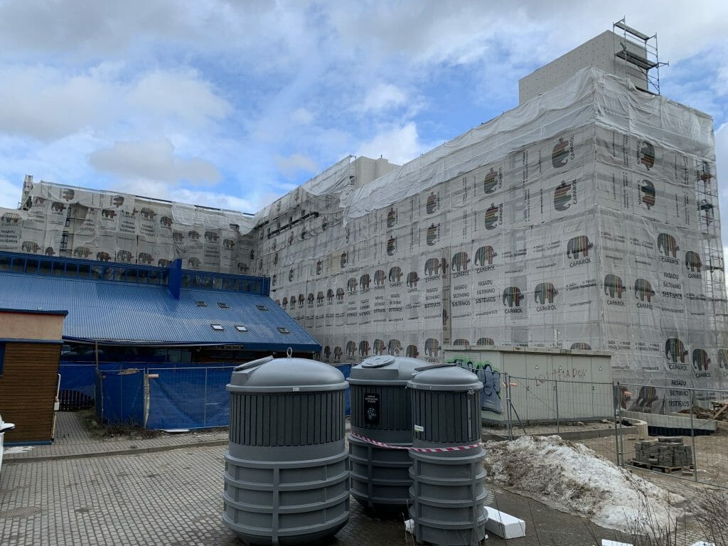 Paukščių takas 1 etapas (Ozo g. 41) - Multi apartment - construction photos