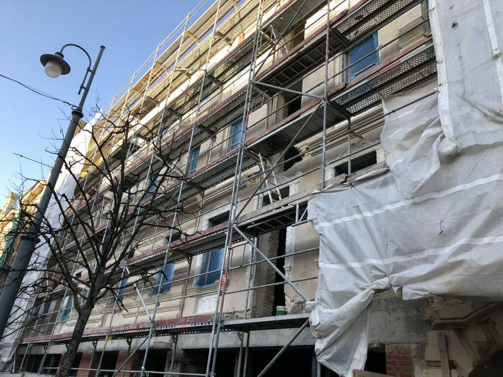 Gedimino 37 (Gedimino pr. 37) - Multi apartment - construction photos