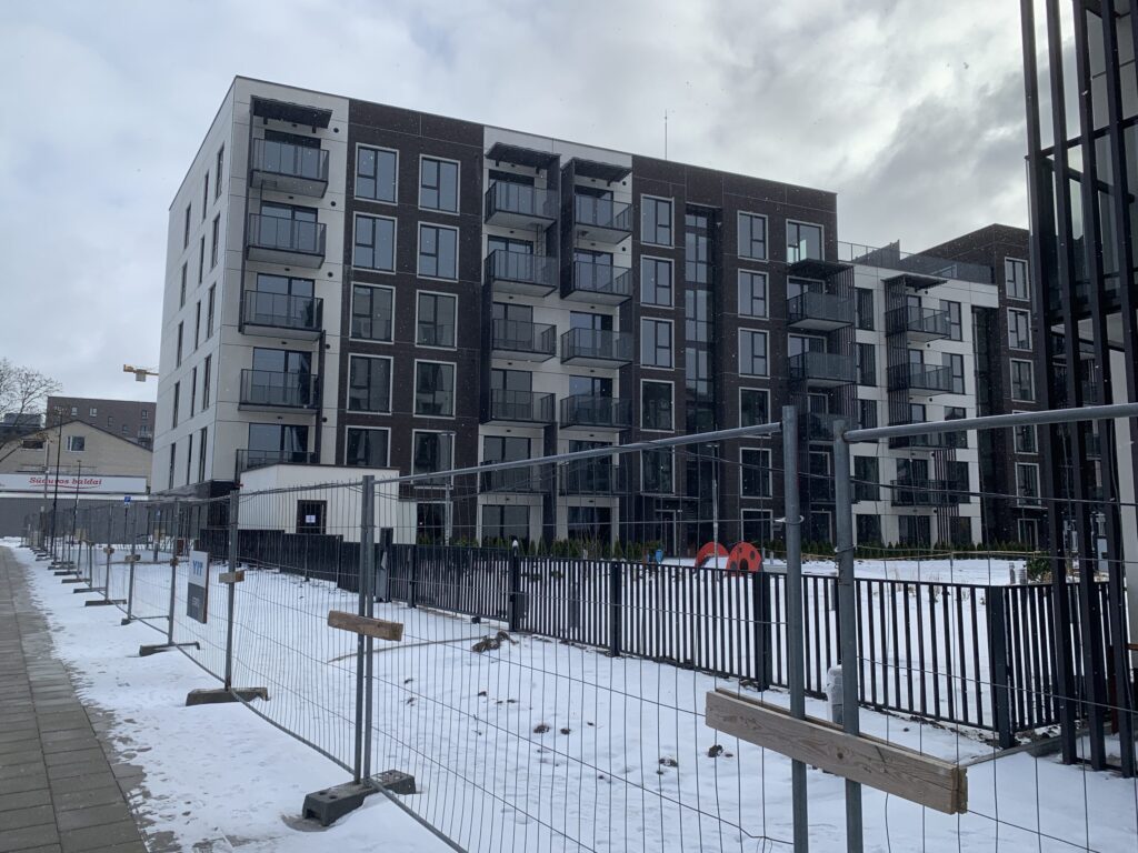 Naujasis Skansenas 3 etapas (Linkmenų g. 15) - Multi apartment - construction photos