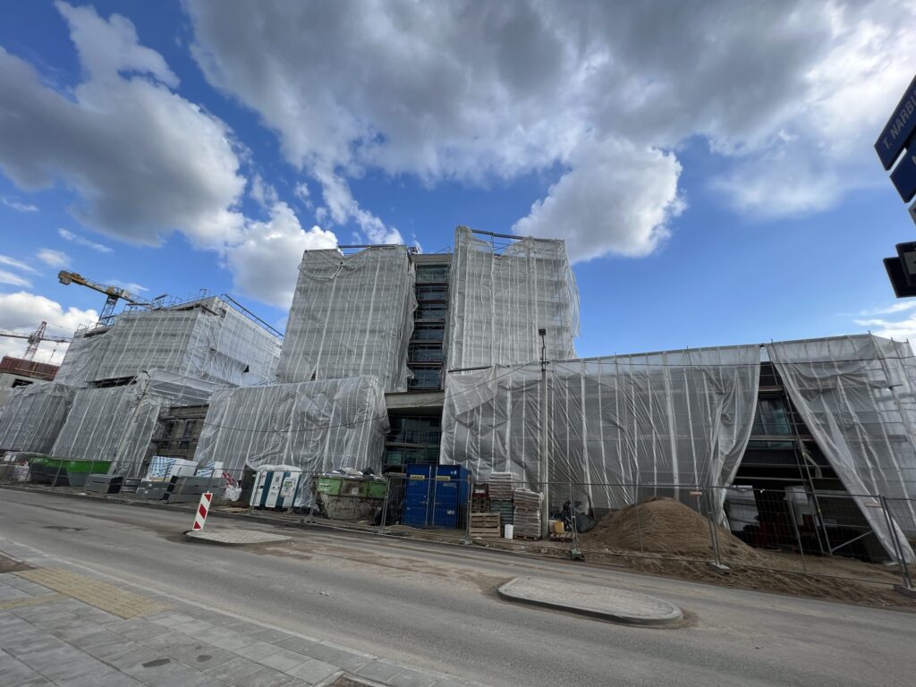 Žvėryno City (Paribio g. 12) - Multi apartment - construction photos