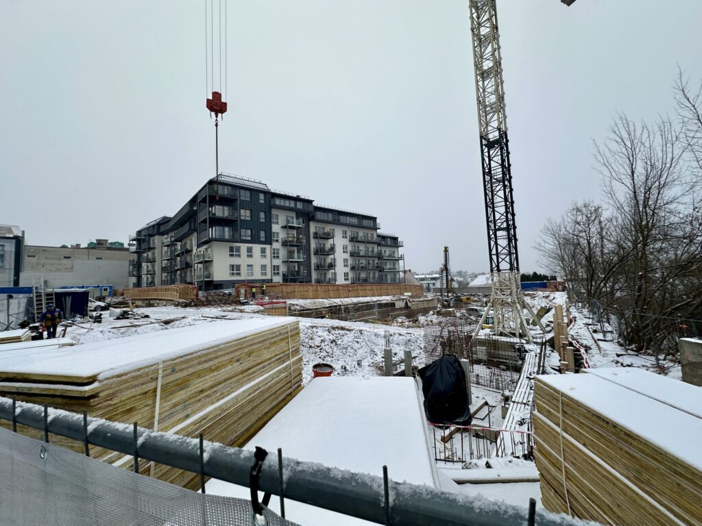 Miesto vilos (Aguonų g. 10) - Multi apartment - construction photos