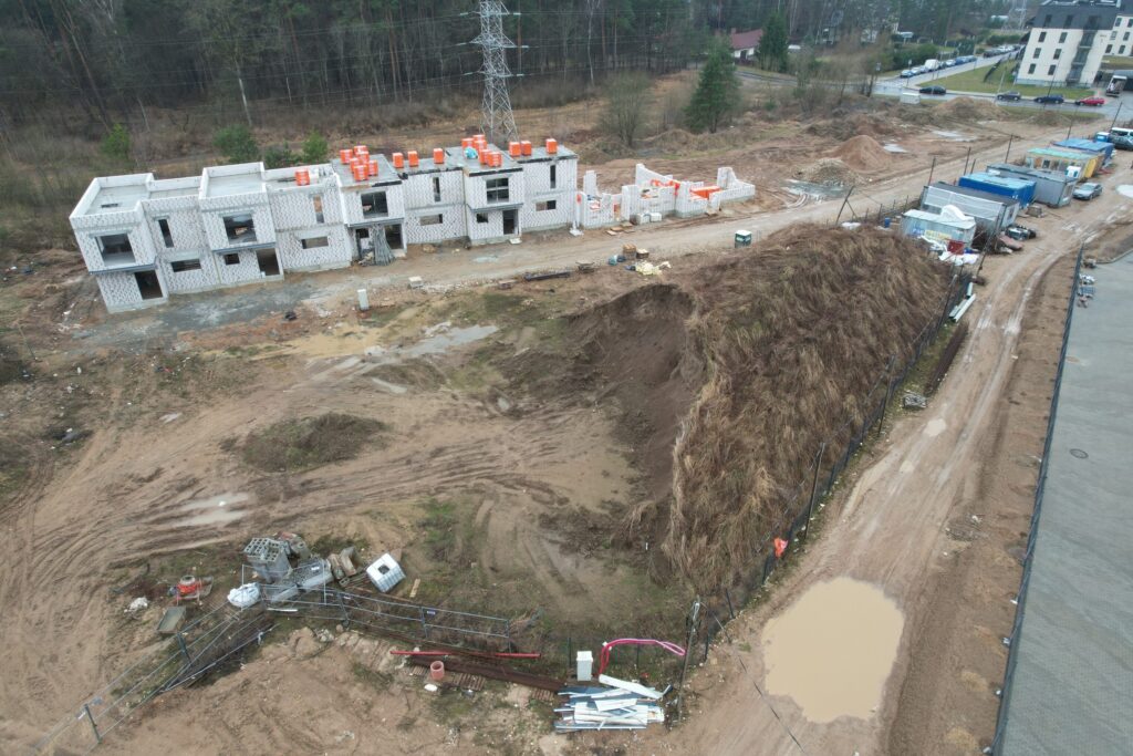 Lazdynėlių g. 115, 117, 119, 121, 123, 125, 127 (Lazdynėlių g. 115, 117, 119, 121, 123, 125, 127) - Row housing - construction photos