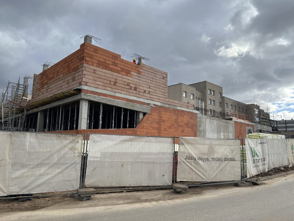 Kauno klinikų Branduolinių medicinos tyrimų centras (Eivenių g. 2) - Hospital - construction photos