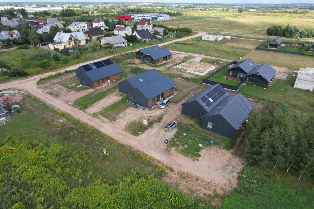 Fabriko g. namai (Fabriko g. 37, 37B, 37E, 37F, 37G,) - Row housing - construction photos