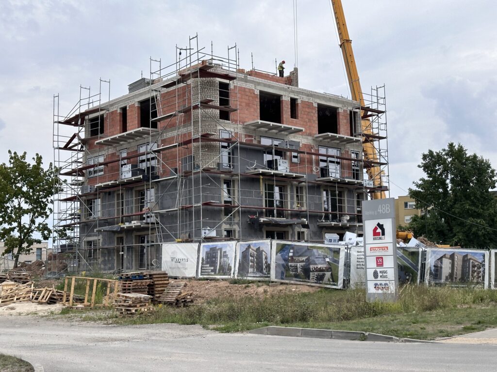 Žarėnų apartamentai (Žarėnų g. 30) - Multi apartment - construction photos