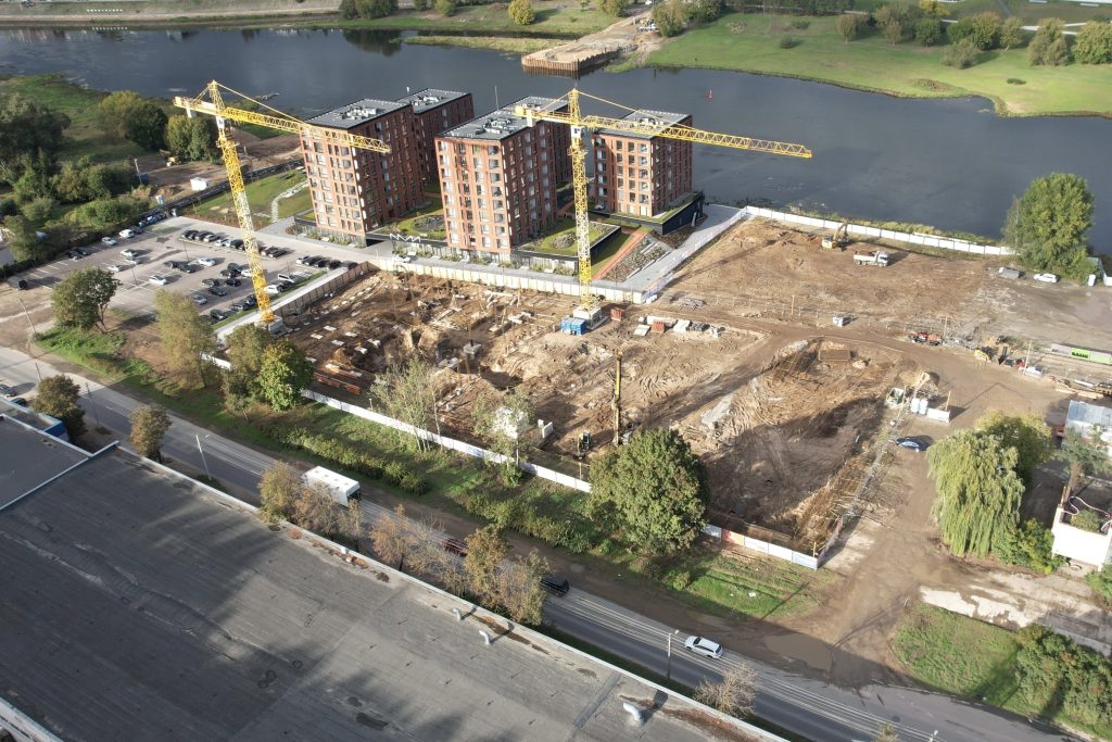 Verslo centras Hermanas (H. ir O. Minkovskių g. 41C) - Biroju centrs - būvdarbu attēli