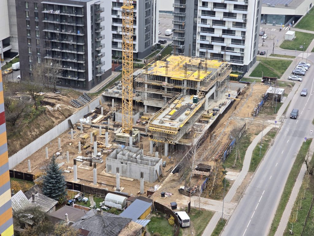 Newton 2 etapas (K2) (Viršuliškių skg. 8) - Multi apartment - construction photos