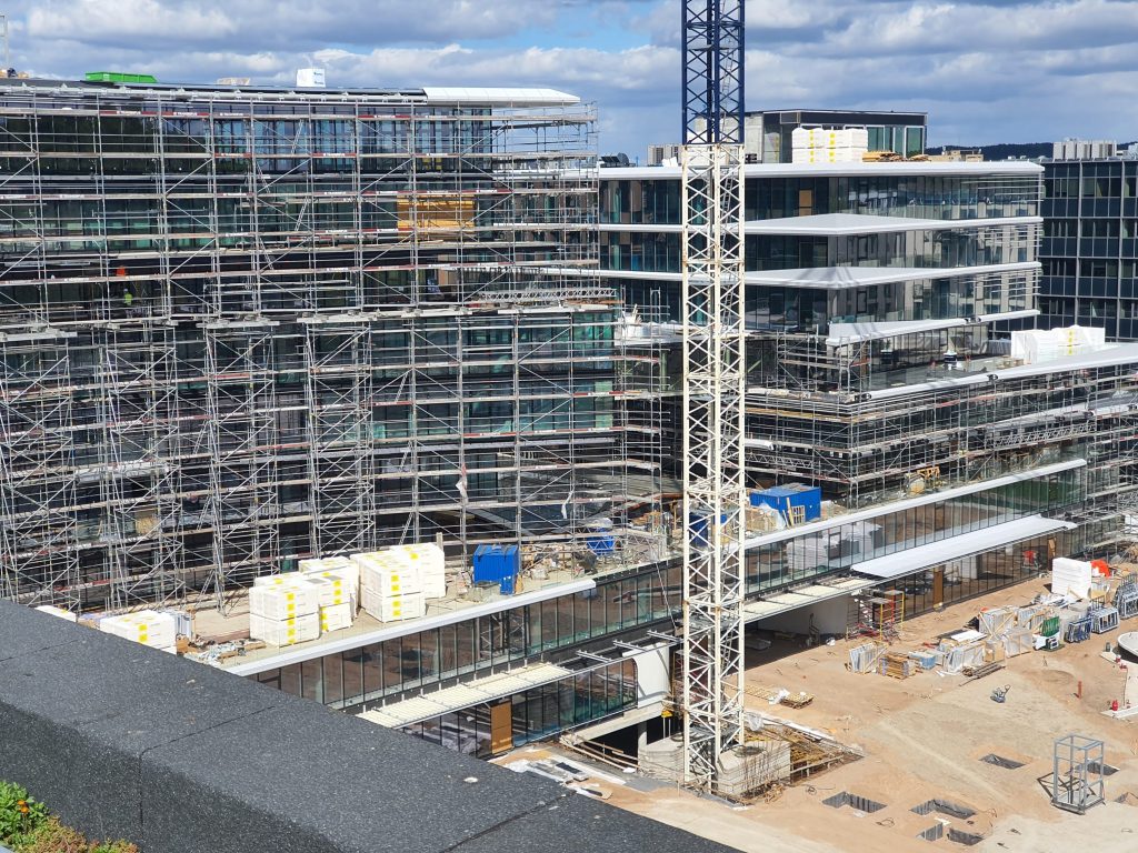 Business Stadium Central (Rinktinės g. 3) - Verslo centras - statybų nuotraukos