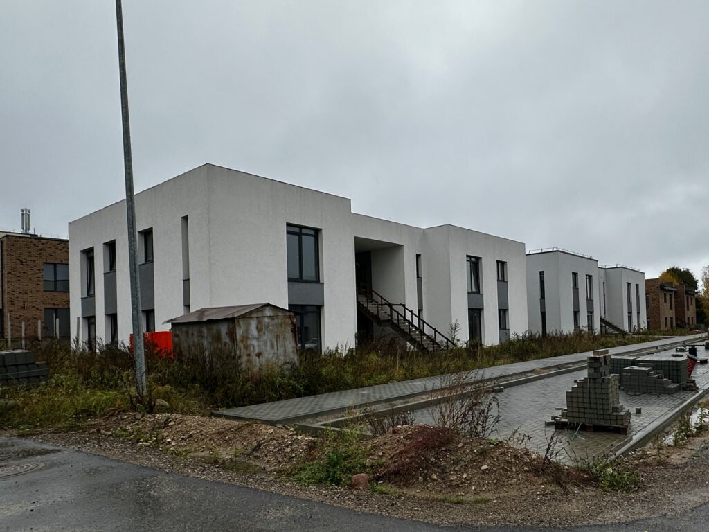 Naujasis Antakalnis Taurijos g. 45, 47, 49, 51, 53, 55 (Taurijos g. 45, 47, 49, 51, 53, 55) - Row housing - construction photos