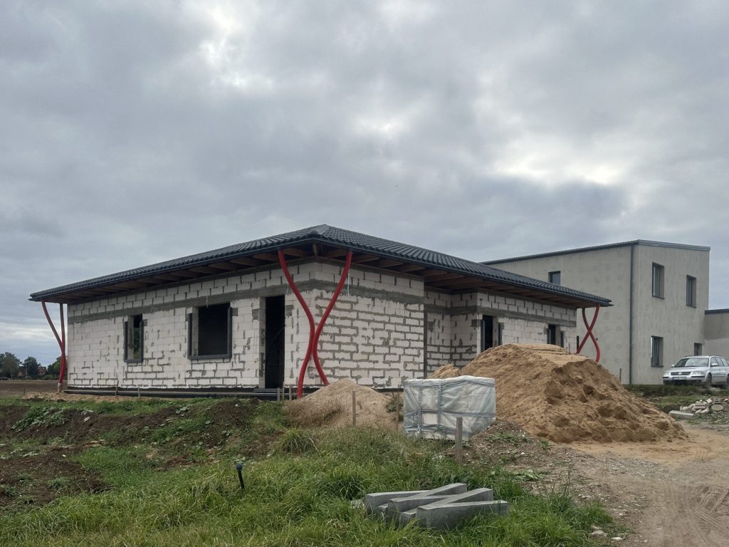 Namai Aleksote (Juozo Vyšniausko g.) - Private house community - construction photos