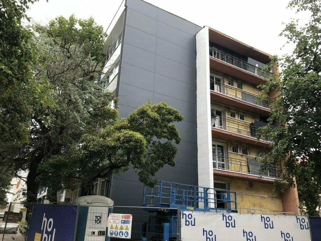 ST.41 (Studentų g. 41) - Co-living, Lofts - construction photos