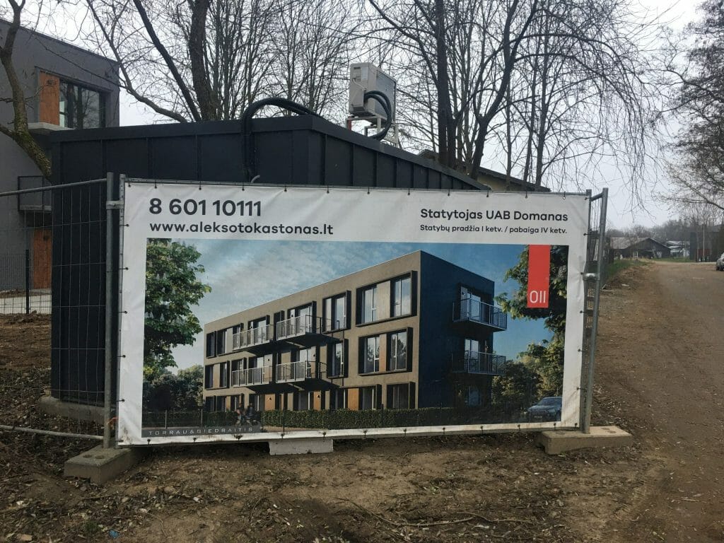 Aleksoto kaštonas (Svirbygalos g. 40) - Multi apartment - construction photos