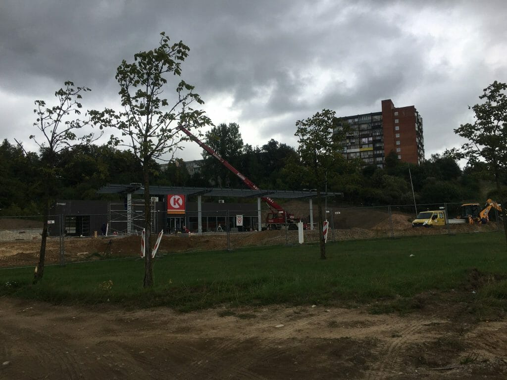 Circle K degalinė Prūsų g. (Prūsų g. 26A) - Degalinė - statybų nuotraukos