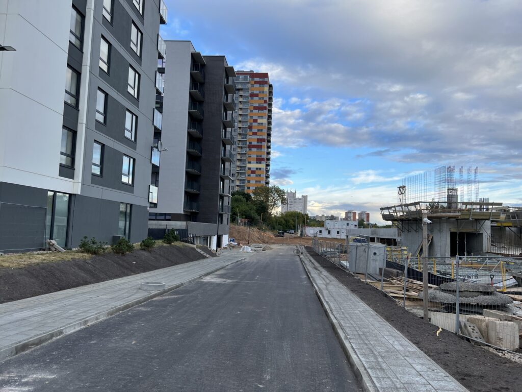 S15 (Spaudos g. 15) - Multi apartment - construction photos