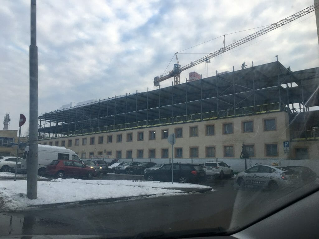 Antakalnio poliklinikos plėtra (Antakalnio g. 59) - Hospital - construction photos