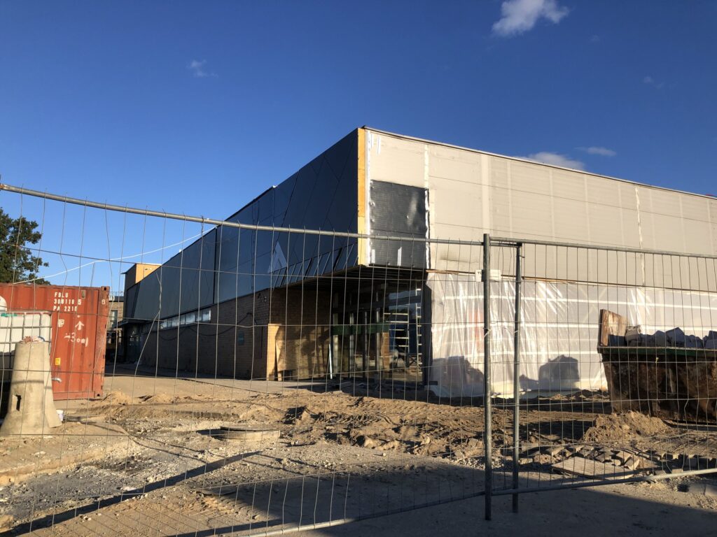 IKI Juodasis kel. plėtra (Juodasis kel. 35) - Food store - construction photos