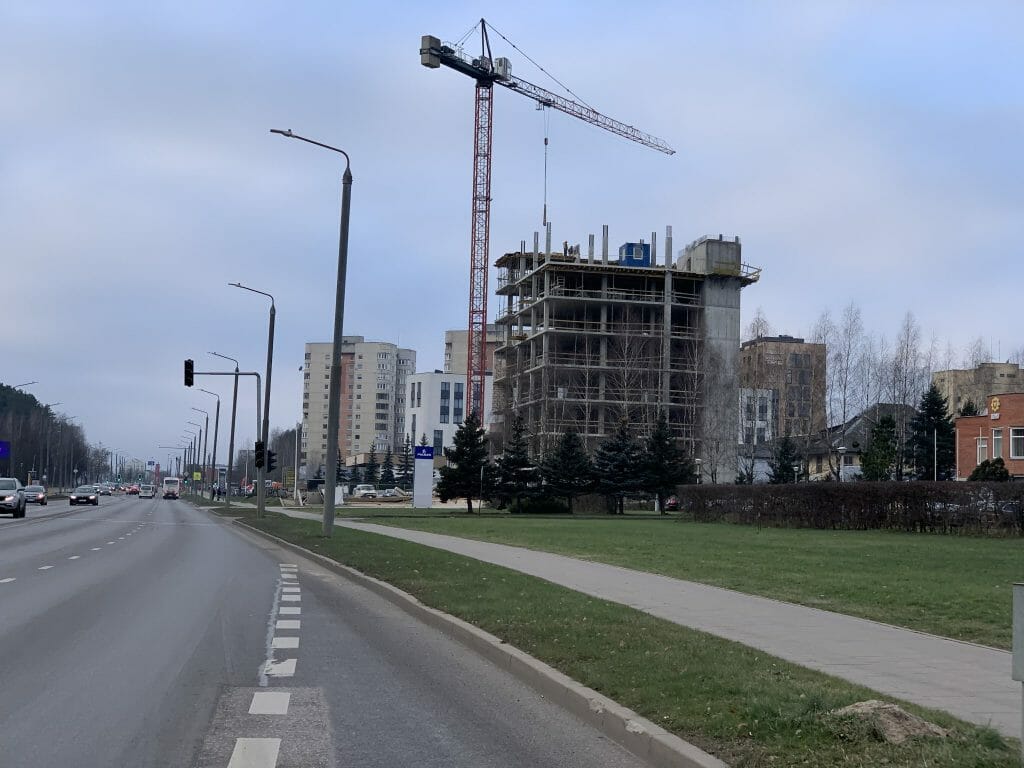Ateities Trio verslo centras (Ateities g. 29) - Office center - construction photos