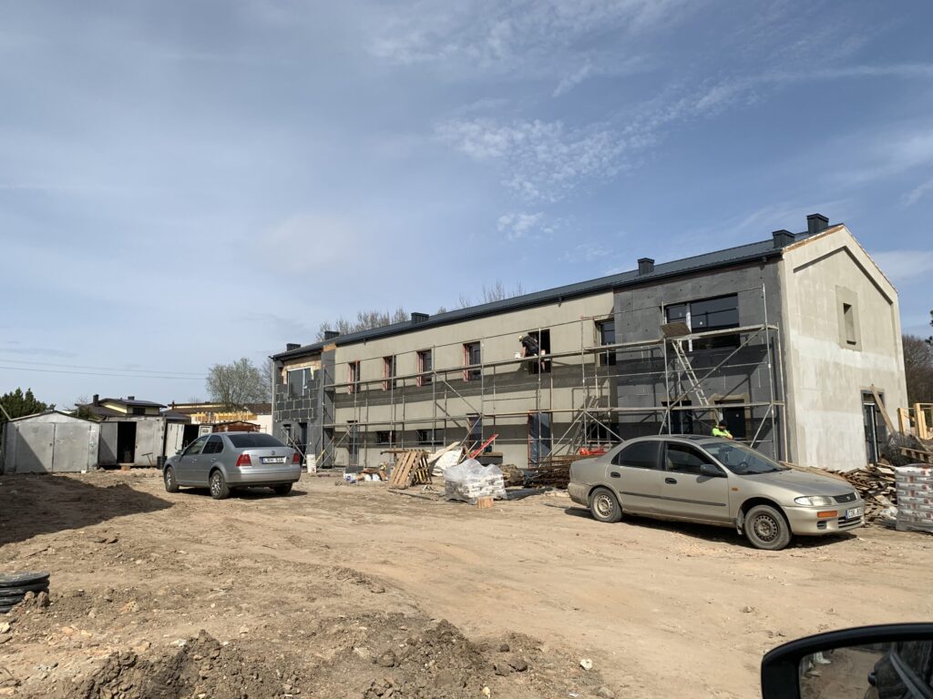 Šilainių miestelis 1 etapas (Alytaus g. 11-67) - Row housing - construction photos