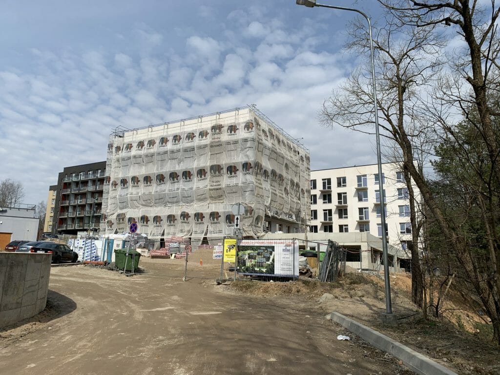 Veikmės Parko namai (Didlaukio g.) - Multi apartment - construction photos