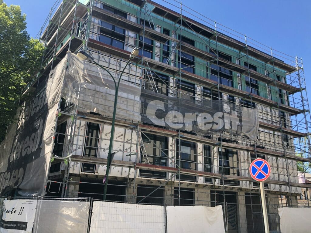 D11 (S. Daukanto g. 11) - Multi apartment - construction photos
