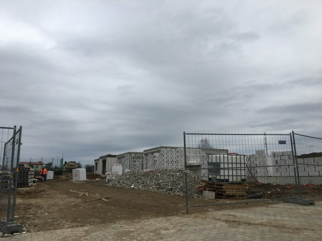 Kalnėnų TRIO 1-2 etapai (Albanų g. 12, 14) - Row housing - construction photos