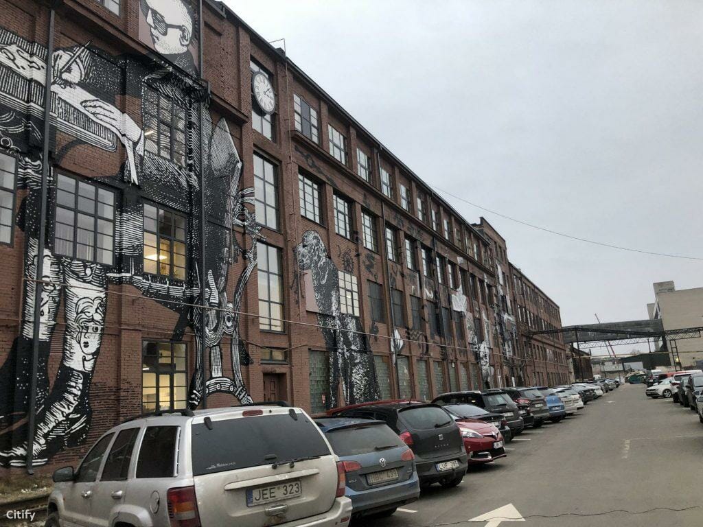 Drobės fabrikas (Drobės g. 62) - Office center - construction photos