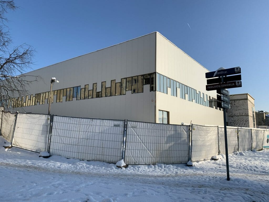 Žemynos progimnazijos sporto salė (Žemynos g. 14) - Sports arena - construction photos