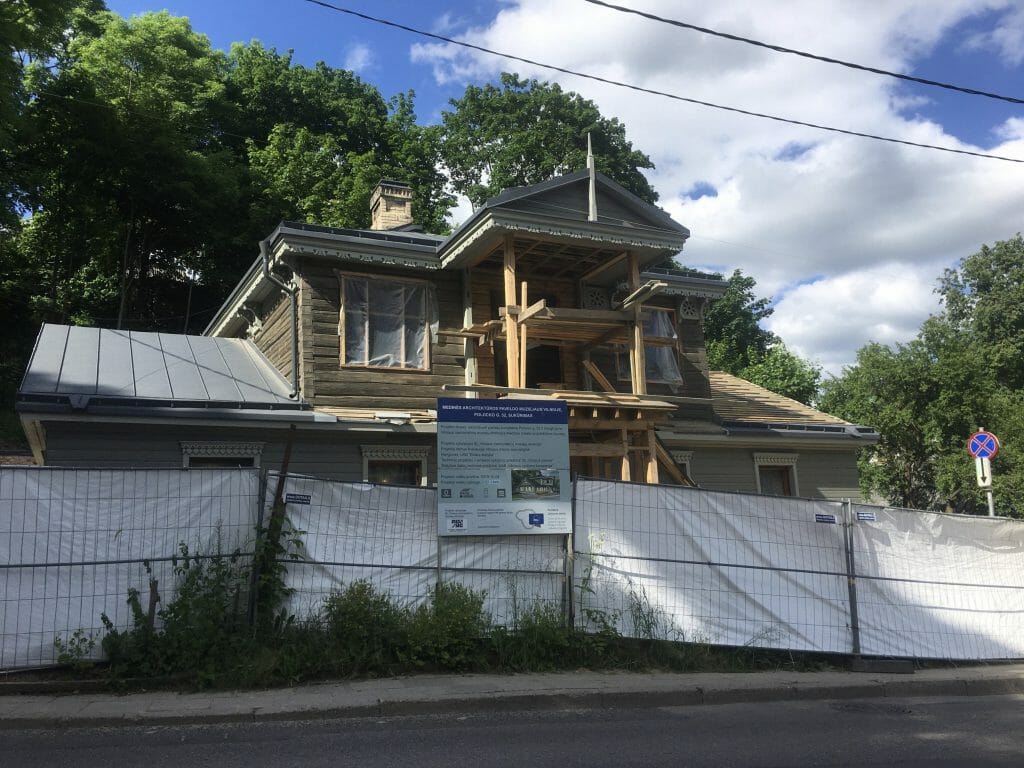 Medinės architektūros muziejus (Polocko g. 52) - Museum - construction photos
