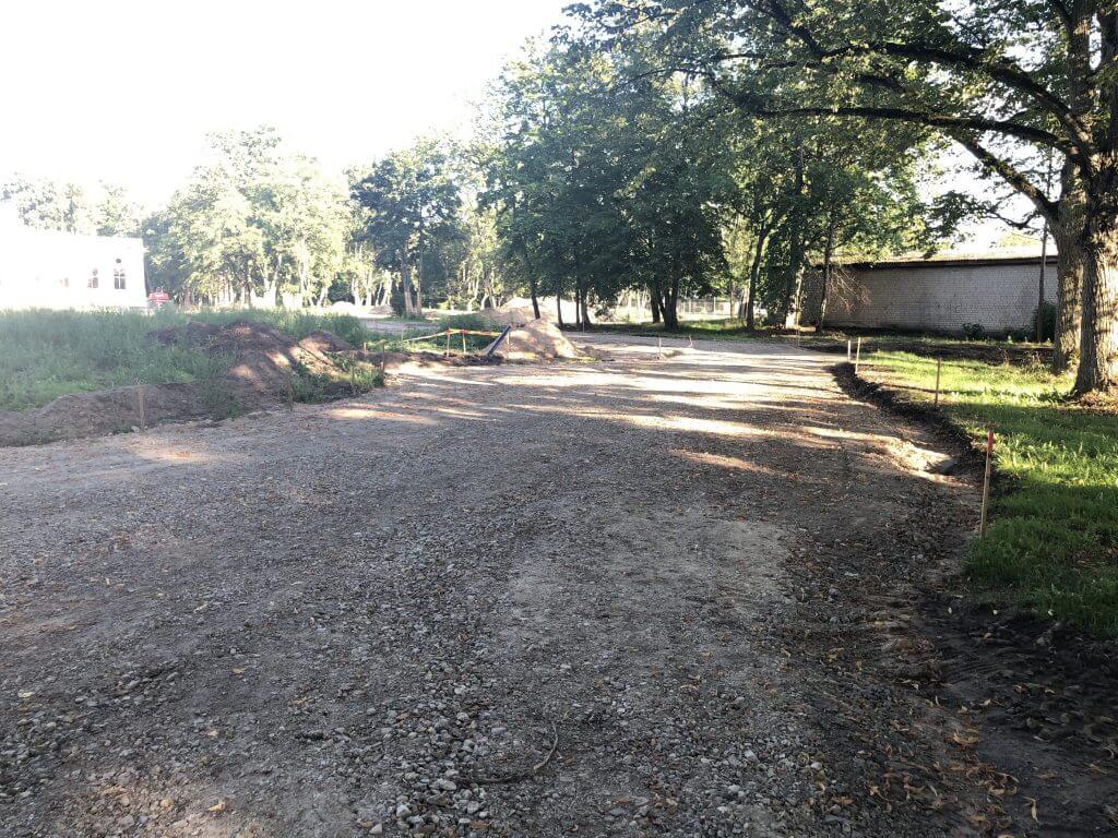 Trakų Vokės dvaro sodybos parkas (E. Andrė g.) - Park - construction photos