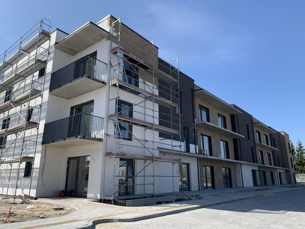 Obelų namai (Kretingos g. 179A) - Multi apartment - construction photos