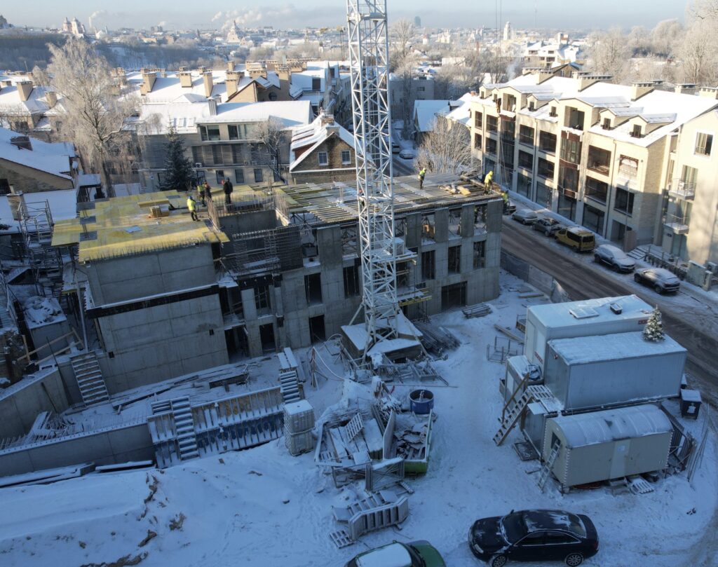 Trys karaliai (Polocko g. 25, 31) - Multi apartment - construction photos