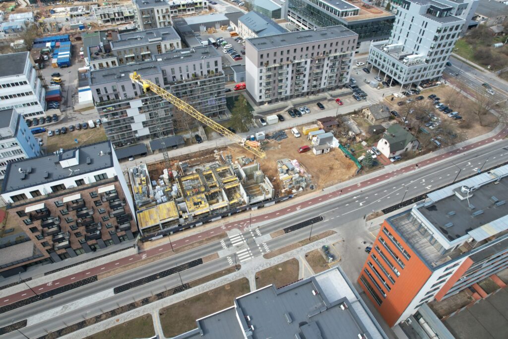 Kernavės aveniu 2 etapas (Kernavės g. 14) - Multi apartment - construction photos