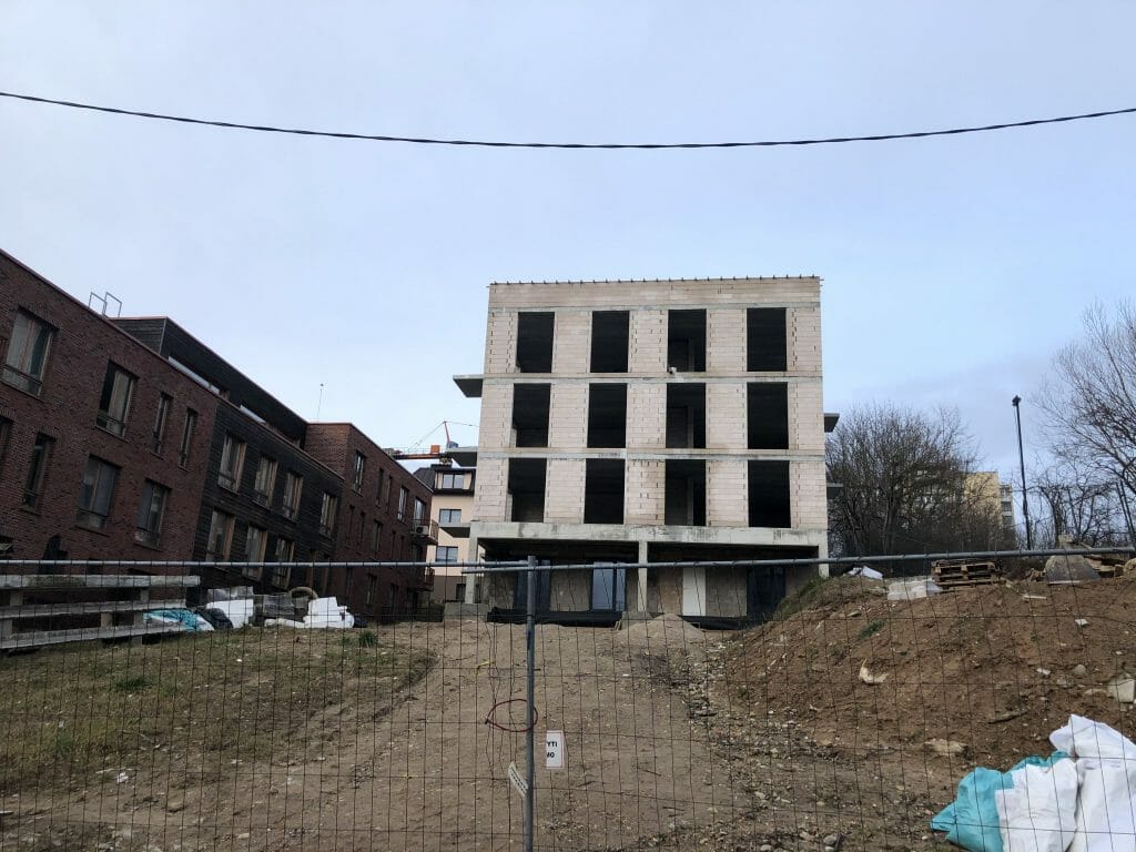 Kaminkelio namai (Kaminkelio g. 24) - Multi apartment - construction photos