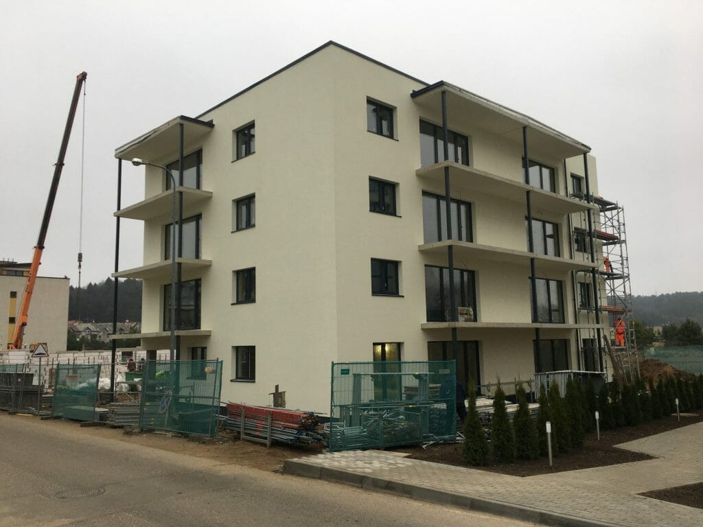 Lampėdžio takas 1 etapas (Įkalnės aklg.) - Multi apartment - construction photos