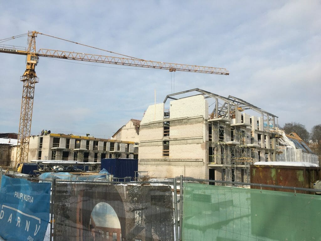 PAUPYS 7 etapas (Aukštaičių g. 19, Paupio g. 50) - Multi apartment - construction photos