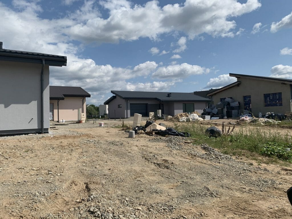 17 perlų (Uždaroji g.) - Private house community - construction photos